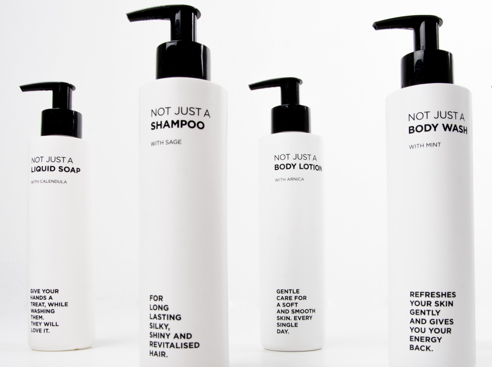 Pflegeserie von Not just Bodycare