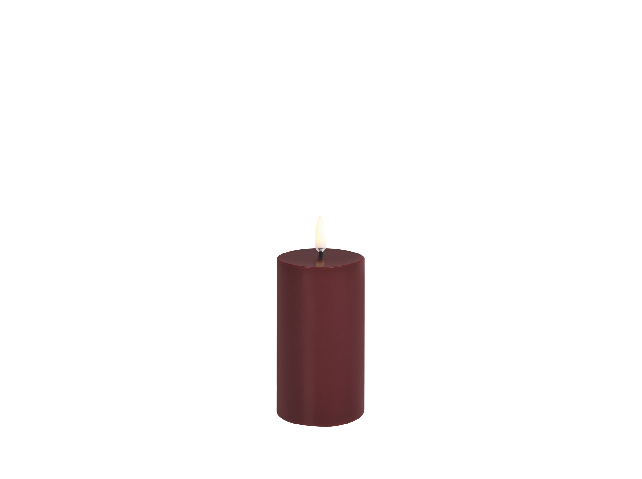 Melted pillar candle smooth S