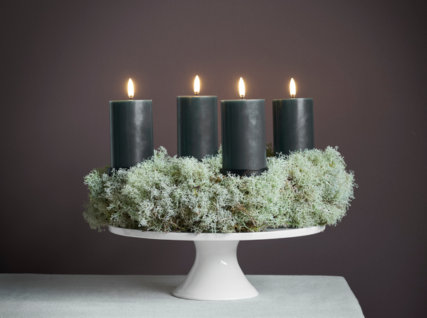 Melted pillar candle smooth M